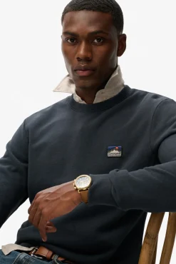 Superdry Sweatshirts-Sweatshirt Great Outdoors Emb RLXD azul