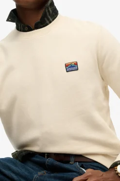 Superdry Sweatshirts-Sweatshirt Great Outdoors Emb RLXD bege