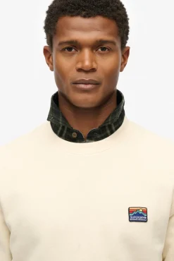 Superdry Sweatshirts-Sweatshirt Great Outdoors Emb RLXD bege