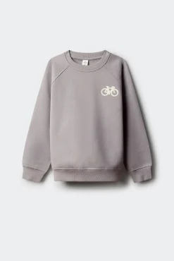 Springfield Kids Sweatshirts|T-Shirts-Sweatshirt infantil capuz para ciclismo cinzento