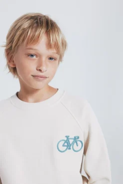 Springfield Kids Sweatshirts|T-Shirts-Sweatshirt infantil capuz para ciclismo estampado