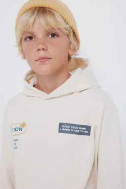 Springfield Kids Sweatshirts|T-Shirts-Sweatshirt infantil com capuz estampado