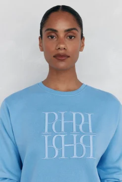 Pedro del Hierro Sweatshirts-Sweatshirt lisa algodão Azul
