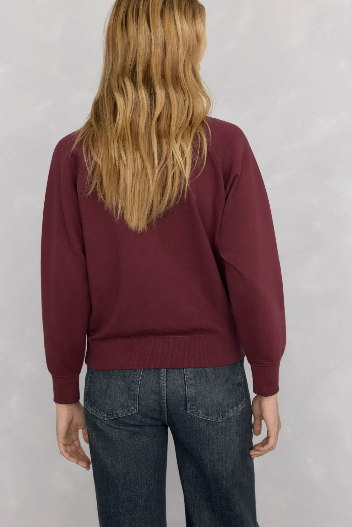 Pedro del Hierro Sweatshirts-Sweatshirt logo bordado Bordeaux