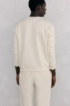 Pedro del Hierro Sweatshirts-Sweatshirt logo gola caixa Beige