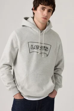 Levi's Sweatshirts-Sweatshirt masculino com gola redonda cinzento