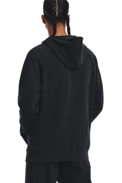 Under Armour Sweatshirts-Sweatshirt masculino de algodão preto