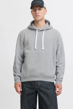 Jack & Jones Sweatshirts-Sweatshirt minimalista cinzento