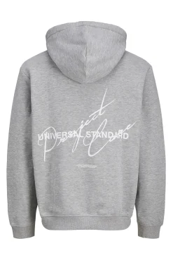 Jack & Jones Sweatshirts-Sweatshirt minimalista cinzento