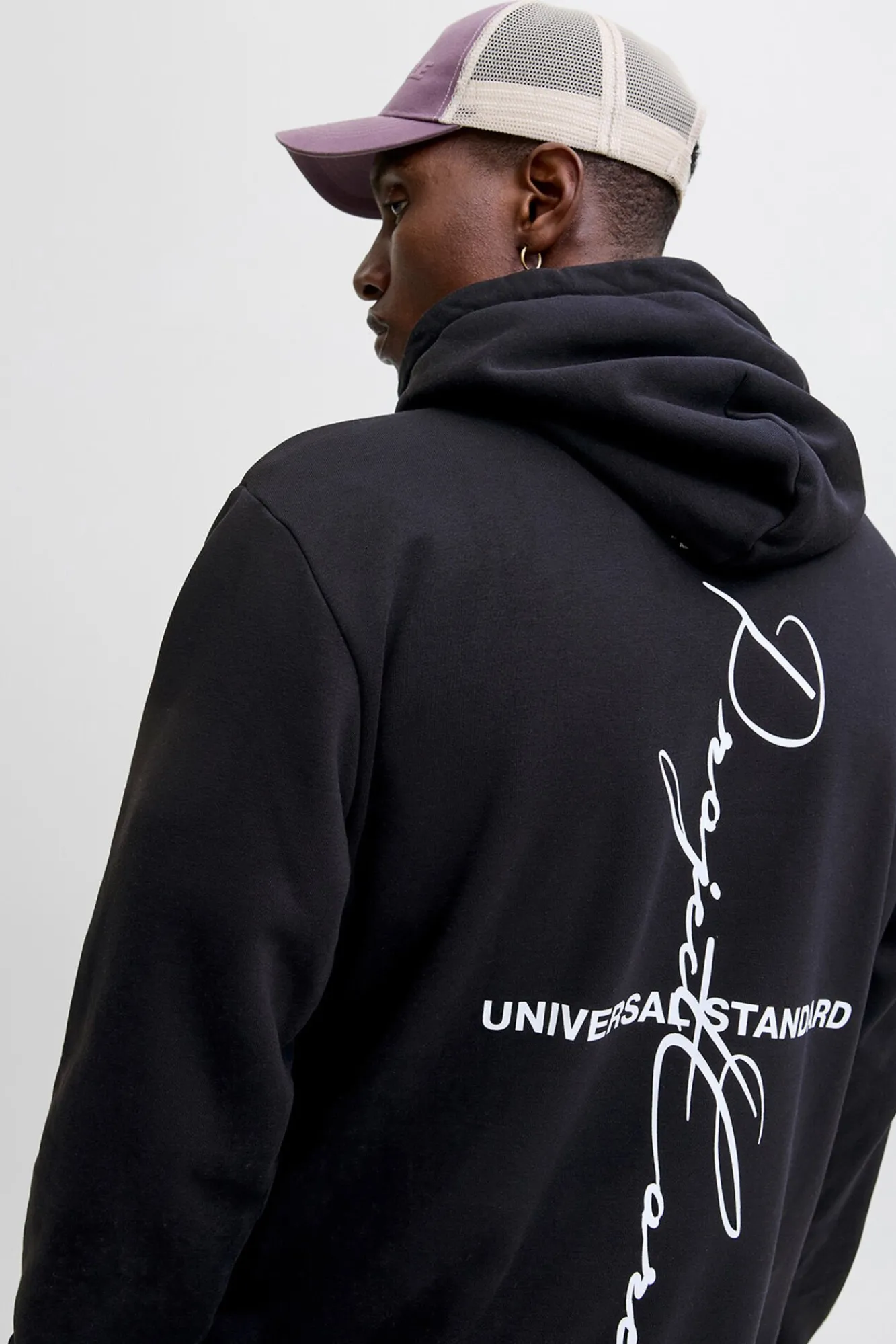 Jack & Jones Sweatshirts-Sweatshirt minimalista preto