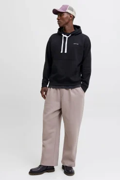 Jack & Jones Sweatshirts-Sweatshirt minimalista preto