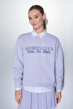 Dash and Stars Sweatshirts-Sweatshirt plush lilás 100% algodão rosa