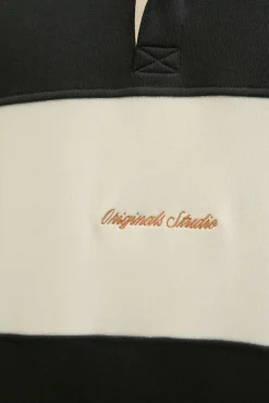 Jack & Jones Sweatshirts-Sweatshirt polo com listras preto