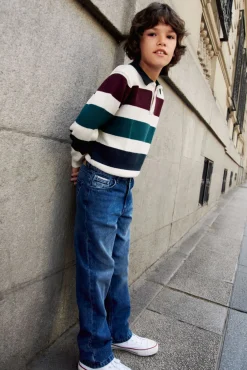 Springfield Kids Sweatshirts|Malhas-Sweatshirt riscas para meninos branco