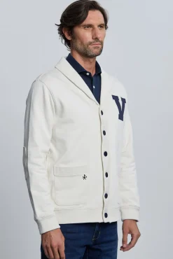 Valecuatro Sweatshirts-Sweatshirt smoking off-white Ecru