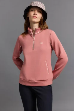 Pedro del Hierro Sweatshirts-Sweatshirt técnico de golfe Rosa