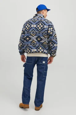 Jack & Jones Sweatshirts-Sweatshirt Teddy azul