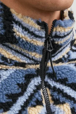 Jack & Jones Sweatshirts-Sweatshirt Teddy azul