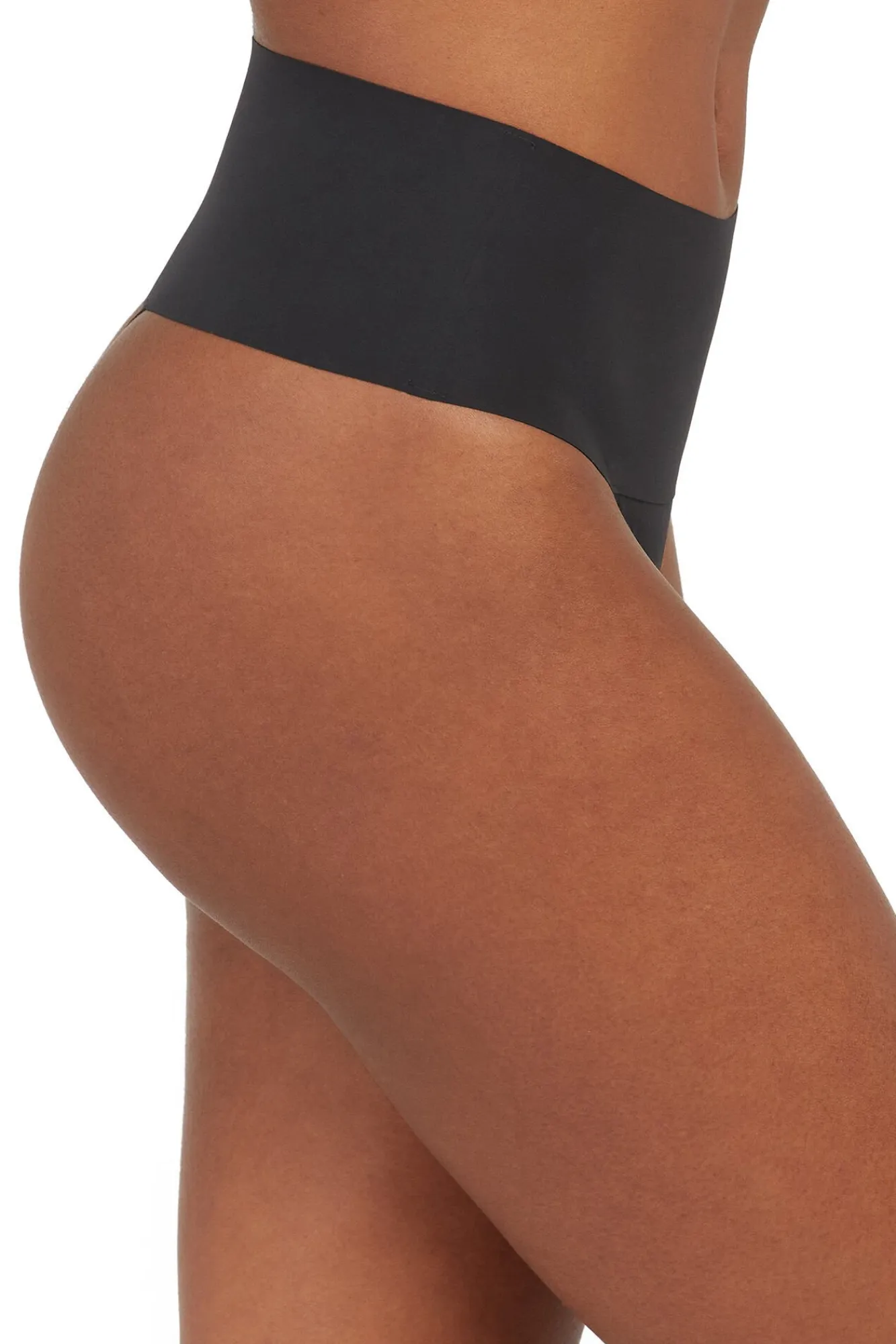 Spanx Roupa Interior-Tanga moldeador invisible negro preto