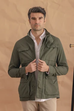 Celopman Casacos|Sobretudos-Técnica Saariana verde