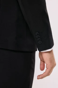 Jack & Jones Fatos-Terno masculino slim fit Preto