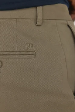 Pedro del Hierro Calças|Chinos-Textura de regular fit Chino Verde