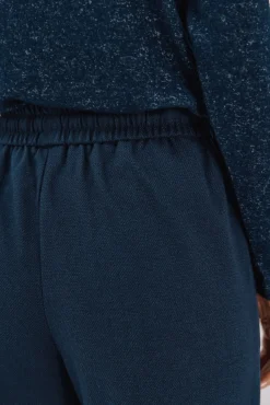 Cortefiel Calças-Texturas de borracha Panralón Azul