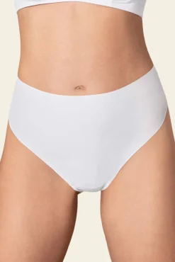 Leonisa Roupa Interior-Tiro alto invisível brasileiro branco