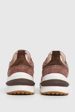 Pepe Jeans Sneakers-Tênis cano baixo com couro rosa