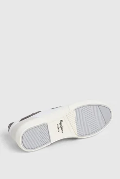 Pepe Jeans Sneakers-Tênis Clássico Com Detalhes Em Camurça cinzento