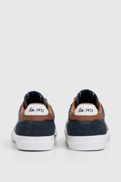 Pepe Jeans Sneakers-Tênis Clássico Com Detalhes Em Camurça azul