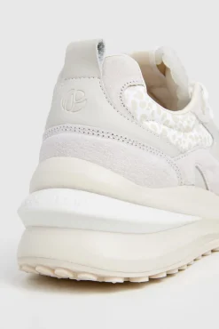 Pepe Jeans Sneakers-Tênis com detalhes de estampa animal bege