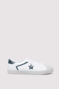 Springfield Sneakers-Tênis com estrelas brilhantes branco