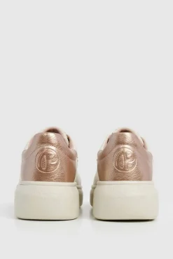 Pepe Jeans Sneakers|Calçado De Couro-Tênis com tachas cru