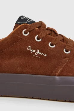 Pepe Jeans Sneakers-Tênis de Camurça cru