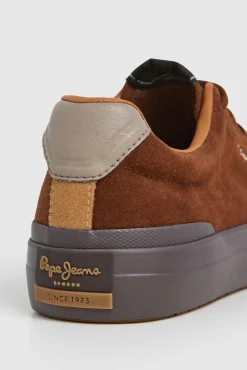 Pepe Jeans Sneakers-Tênis de Camurça cru