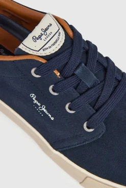 Pepe Jeans Sneakers-Tênis de Camurça azul