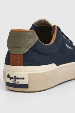 Pepe Jeans Sneakers-Tênis de Camurça azul