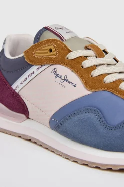 Pepe Jeans Sneakers-Tênis de corrida com estampa de logotipo cinzento