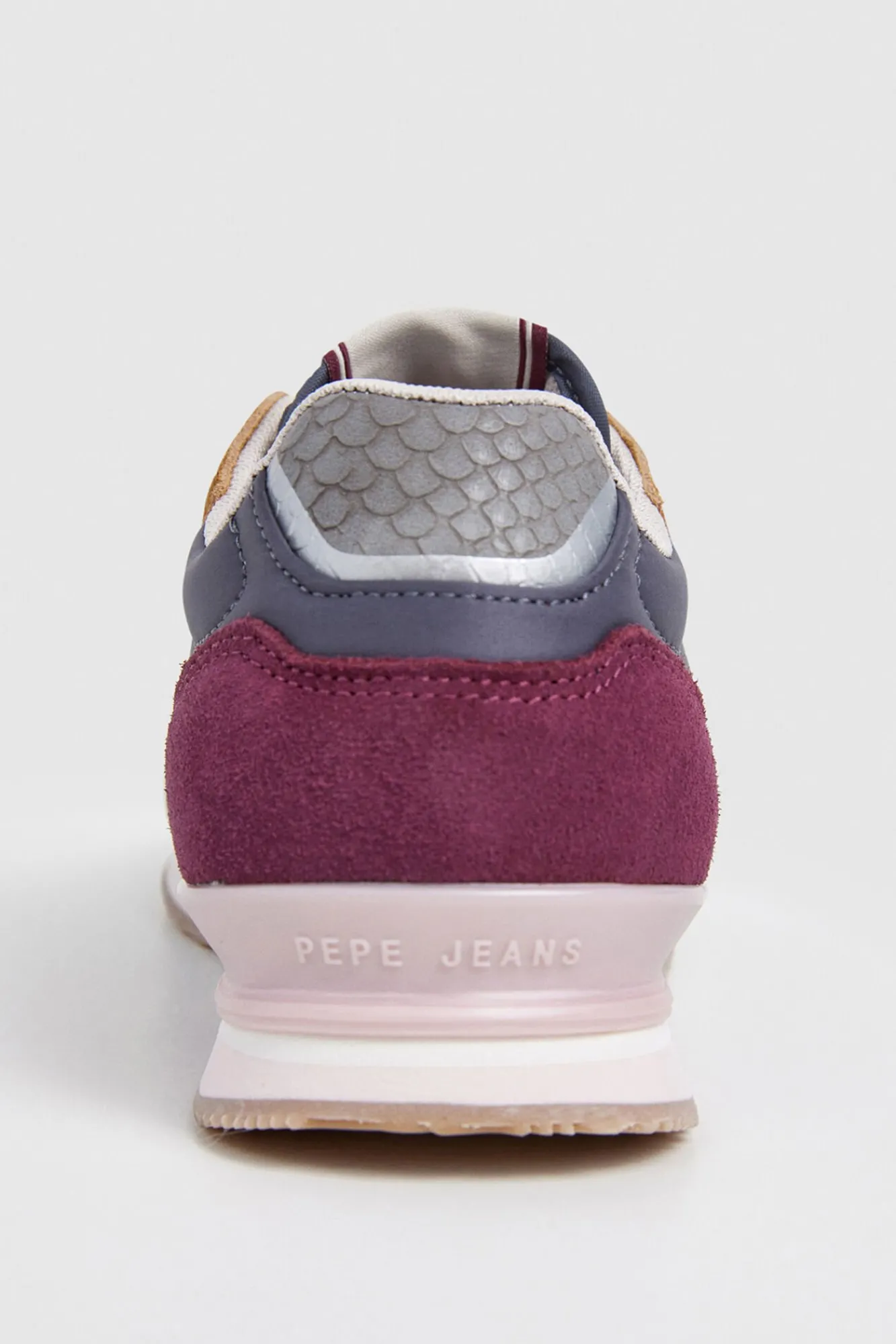 Pepe Jeans Sneakers-Tênis de corrida com estampa de logotipo cinzento