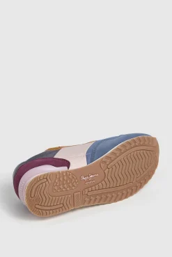 Pepe Jeans Sneakers-Tênis de corrida com estampa de logotipo cinzento