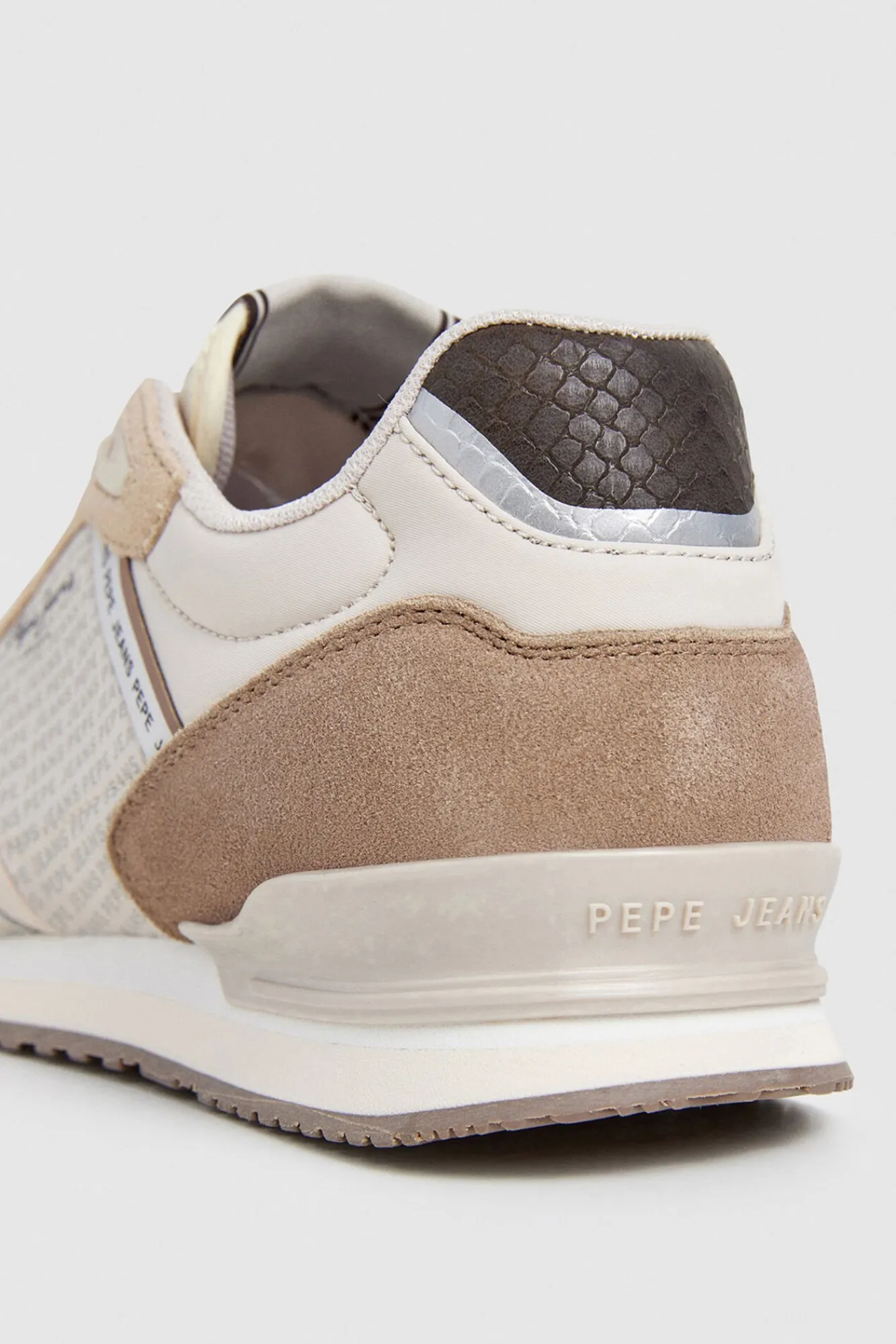 Pepe Jeans Sneakers-Tênis de corrida com estampa de logotipo castanho