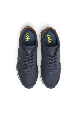 Lois Sneakers-Tênis de corrida masculino para lazer azul