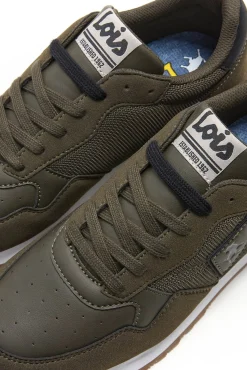 Lois Sneakers-Tênis de corrida masculino para lazer bege