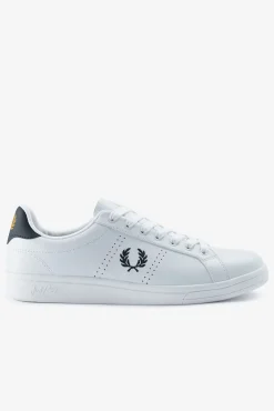 Fred Perry Sneakers-Tênis de couro B721 Branco