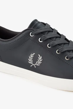 Fred Perry Sneakers-Tênis de couro básico Cinzento