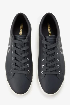 Fred Perry Sneakers-Tênis de couro básico Cinzento