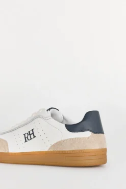 Pedro del Hierro Sneakers|Calçado De Couro-Tênis de pele Ecru