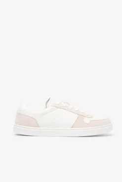 Cortefiel Sneakers-Tênis de pele Branco