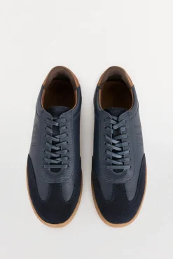 Pedro del Hierro Sneakers-Tênis de pele Azul